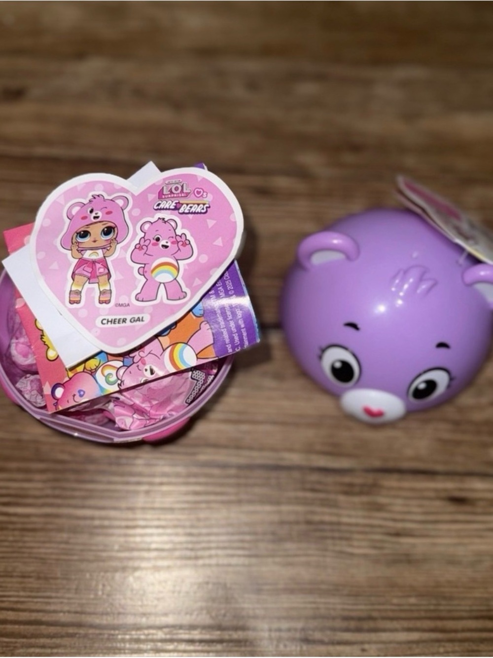 L.O.L. Surprise! RARE PINK Cheer Bear Plush Capsule